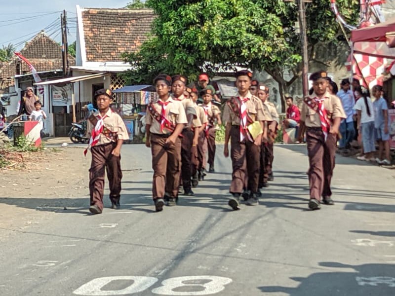 GERAK JALAN DALAM RANGKA HUT RI KE-80